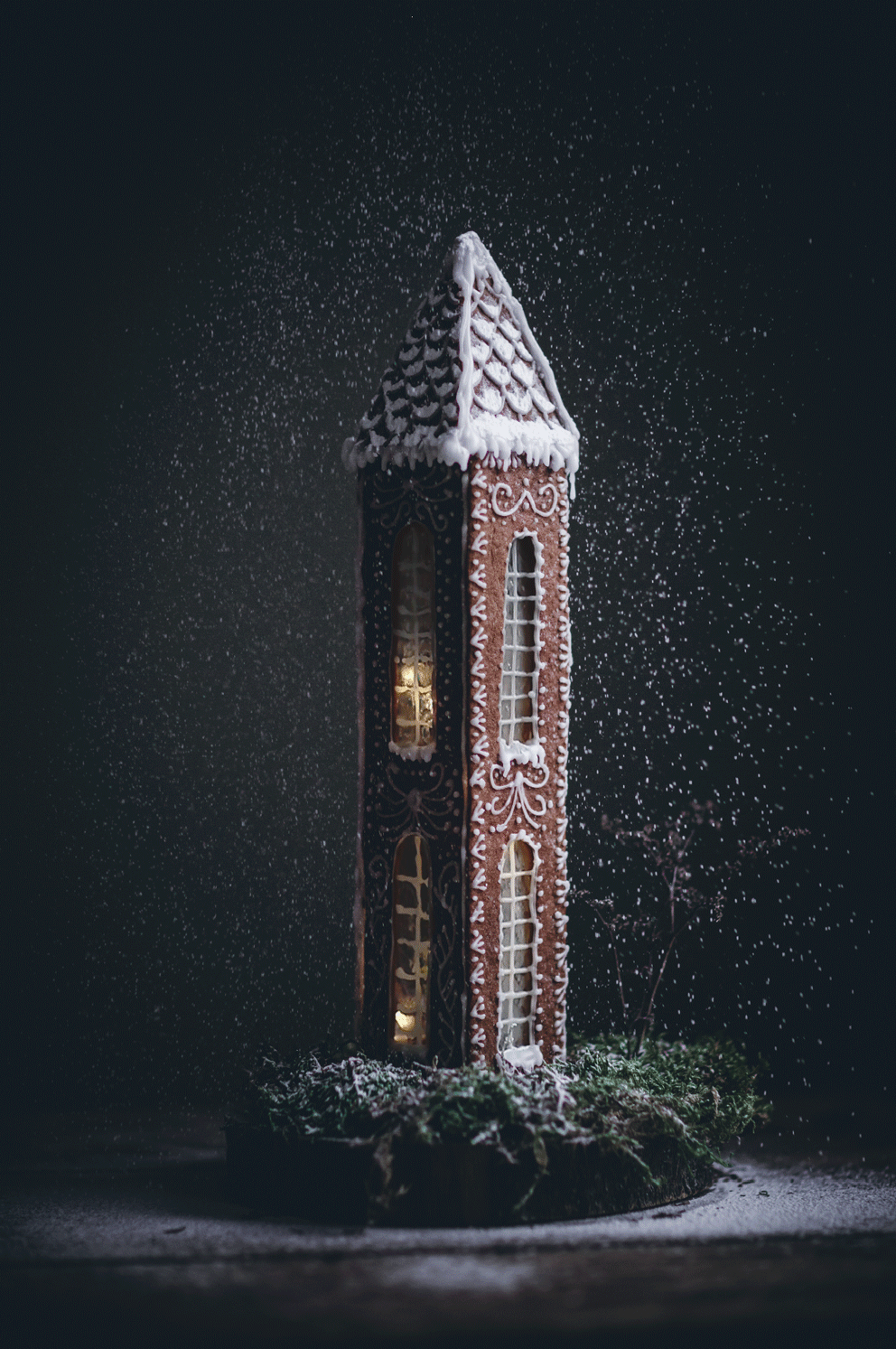 gingerbread tower template printable